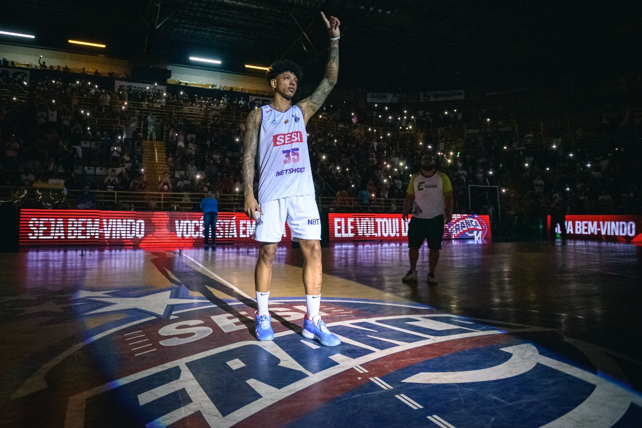 Da NBA para o Sesi Franca: ala Didi Louzada está de volta à Capital do Basquete