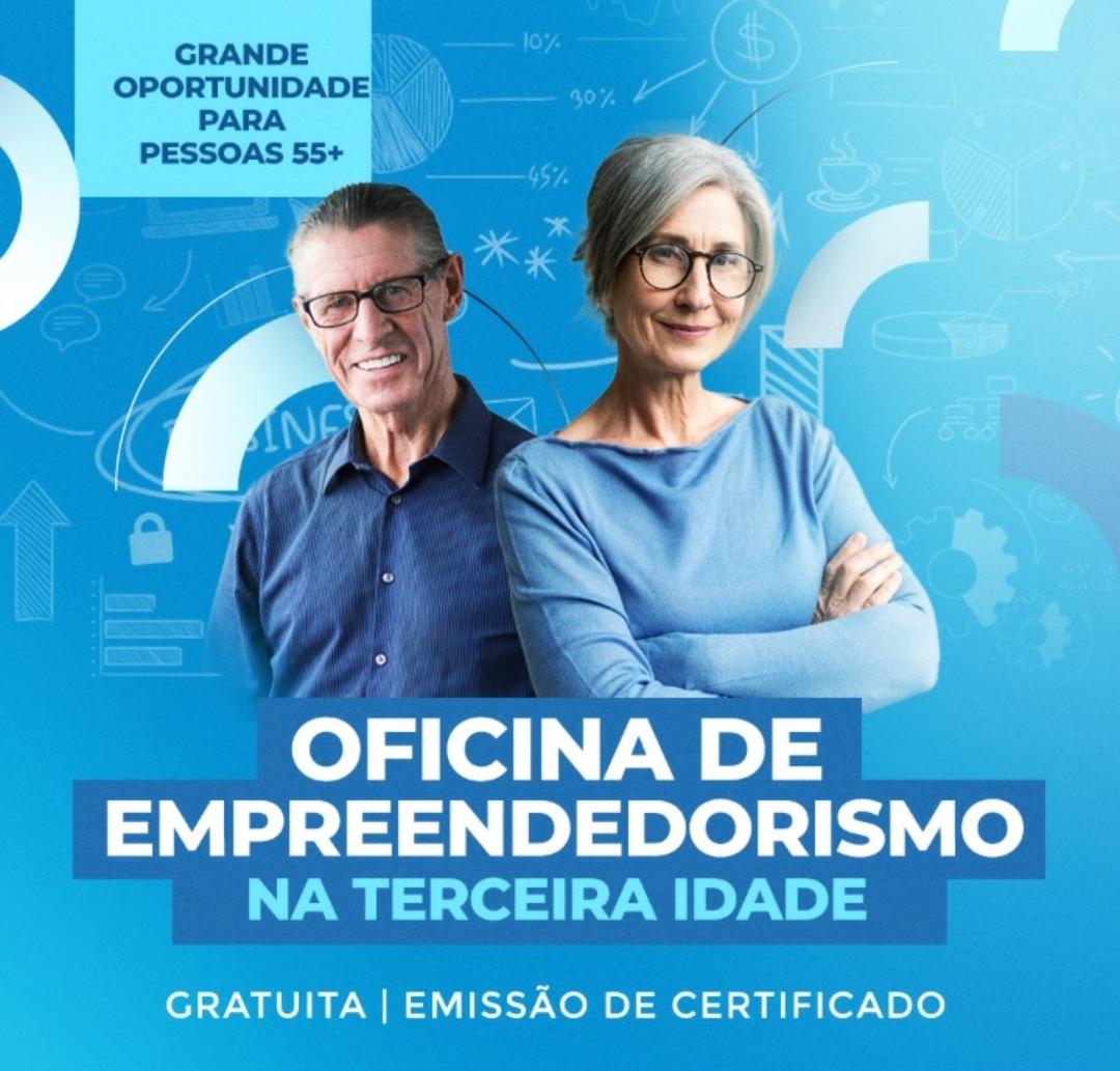 Pessoas com mais de 55 anos terão oficina de empreendedorismo grátis
