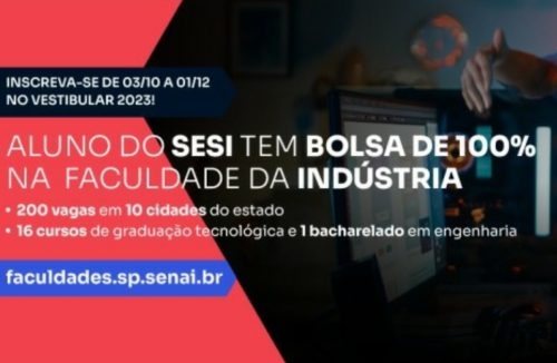 Alunos SESI têm bolsa de 100% nas Faculdades de Tecnologia Senai-SP - Jornal da Franca