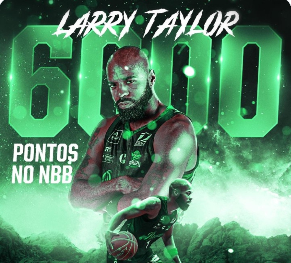 Armador Larry Taylor bate seis mil pontos e entra no “top five” dos cestinhas do NBB