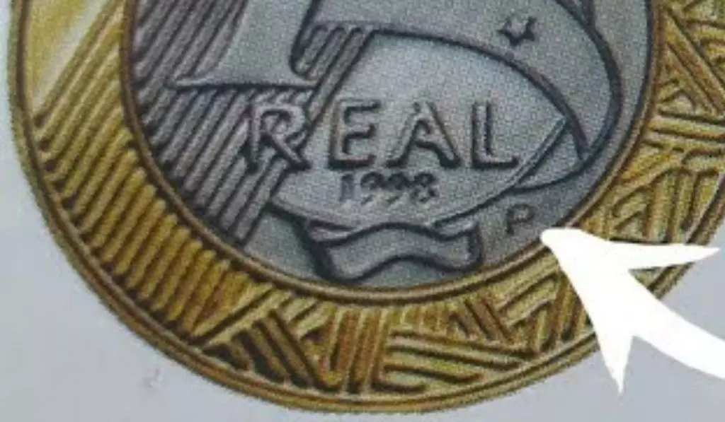 Moeda rara de R$ 1,00 com a letra “P” pode valer até R$ 10 mil; saiba qual procurar
