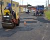 Operação tapa-buracos é intensificada em vários bairros de Franca - Jornal da Franca
