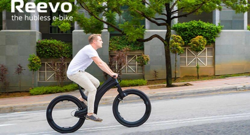 Bicicleta elétrica com rodas sem aros e autonomia de 60 km chega ao mercado
