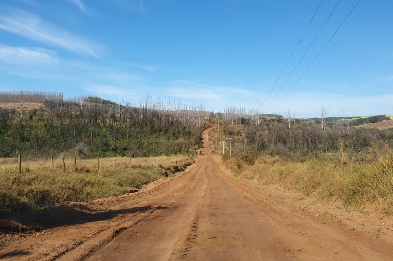 Vicinal de Patrocínio Paulista até a usina Cevasa começa a ser pavimentada: 20 km