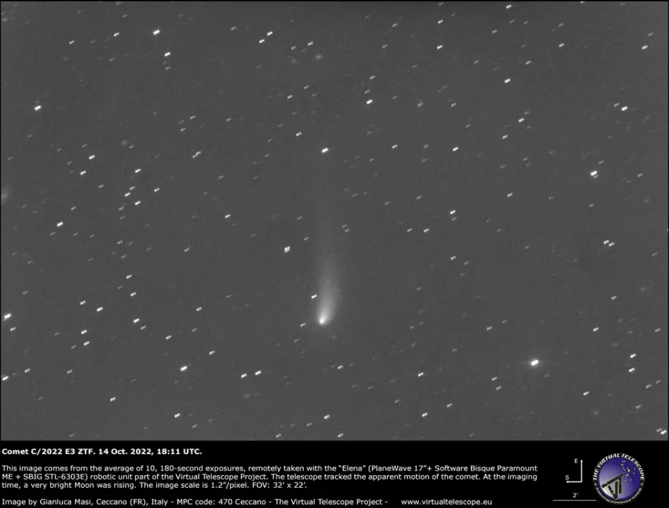 Cometa que é visto a cada 50 mil anos vai passar outra vez pela Terra em breve