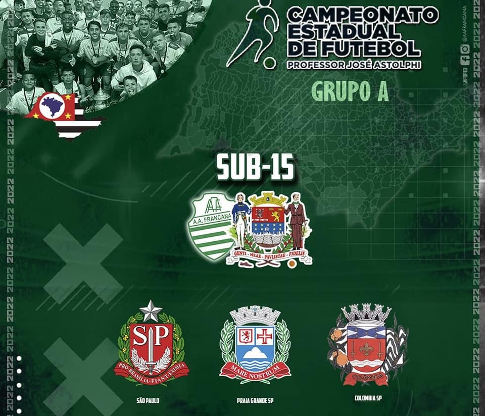 Equipe da Francana conhece adversários na disputa do Campeonato Estadual de Futebol