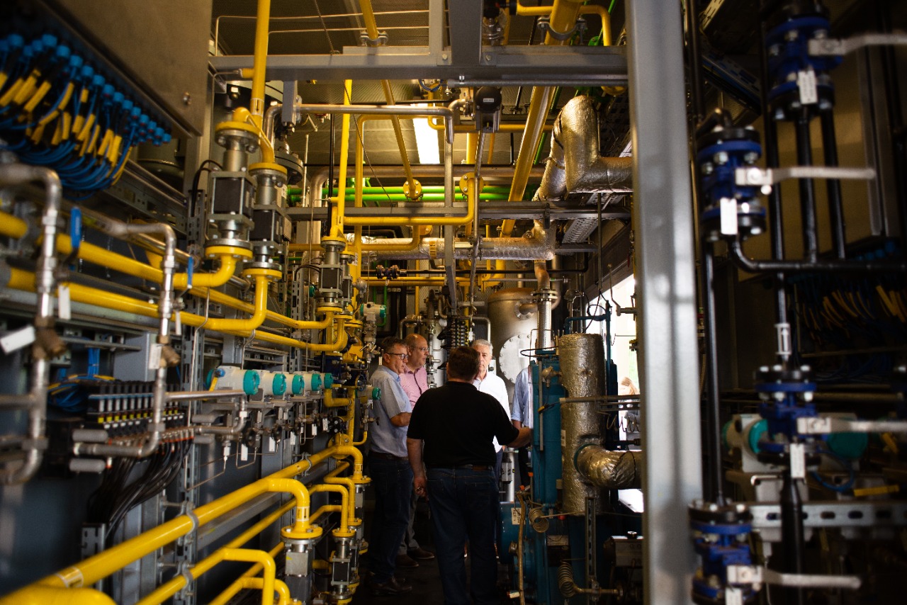 Comgás veio a Franca conhecer projeto da Sabesp que transforma esgoto em combustível