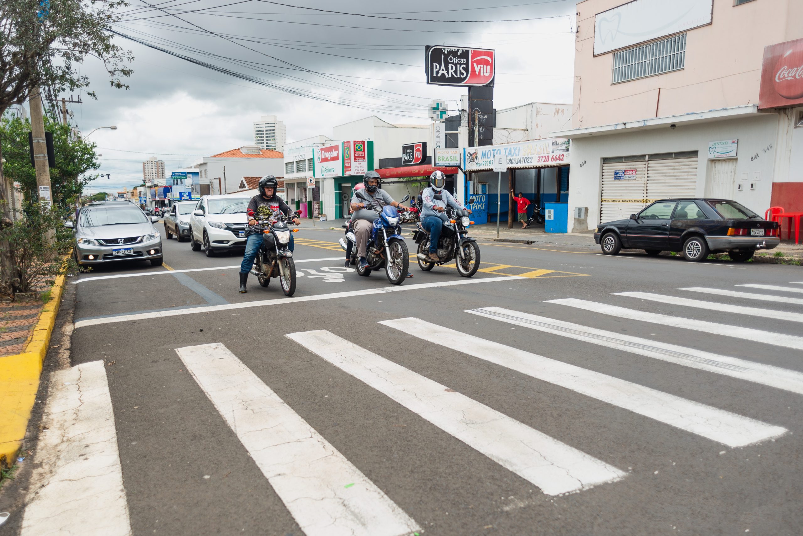 Prefeitura de Franca melhora sinalização para maior segurança dos motociclistas