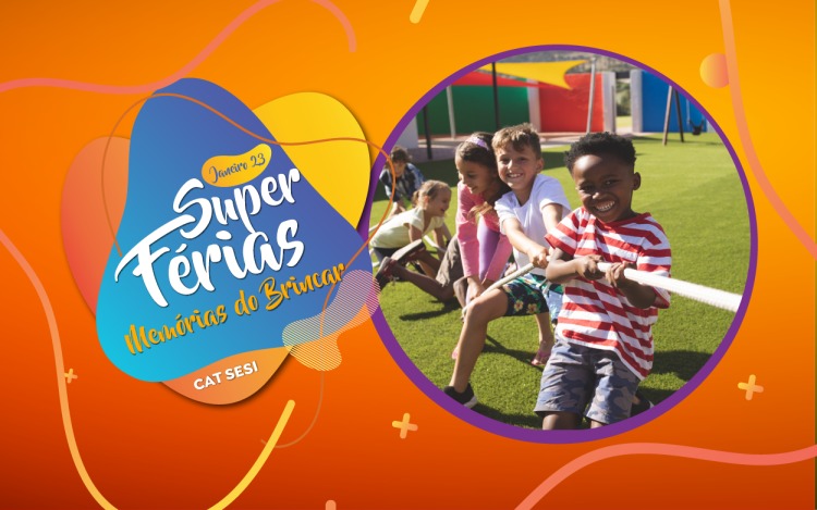 Superférias do Sesi segue com atrações para a criançada até o próximo dia 20
