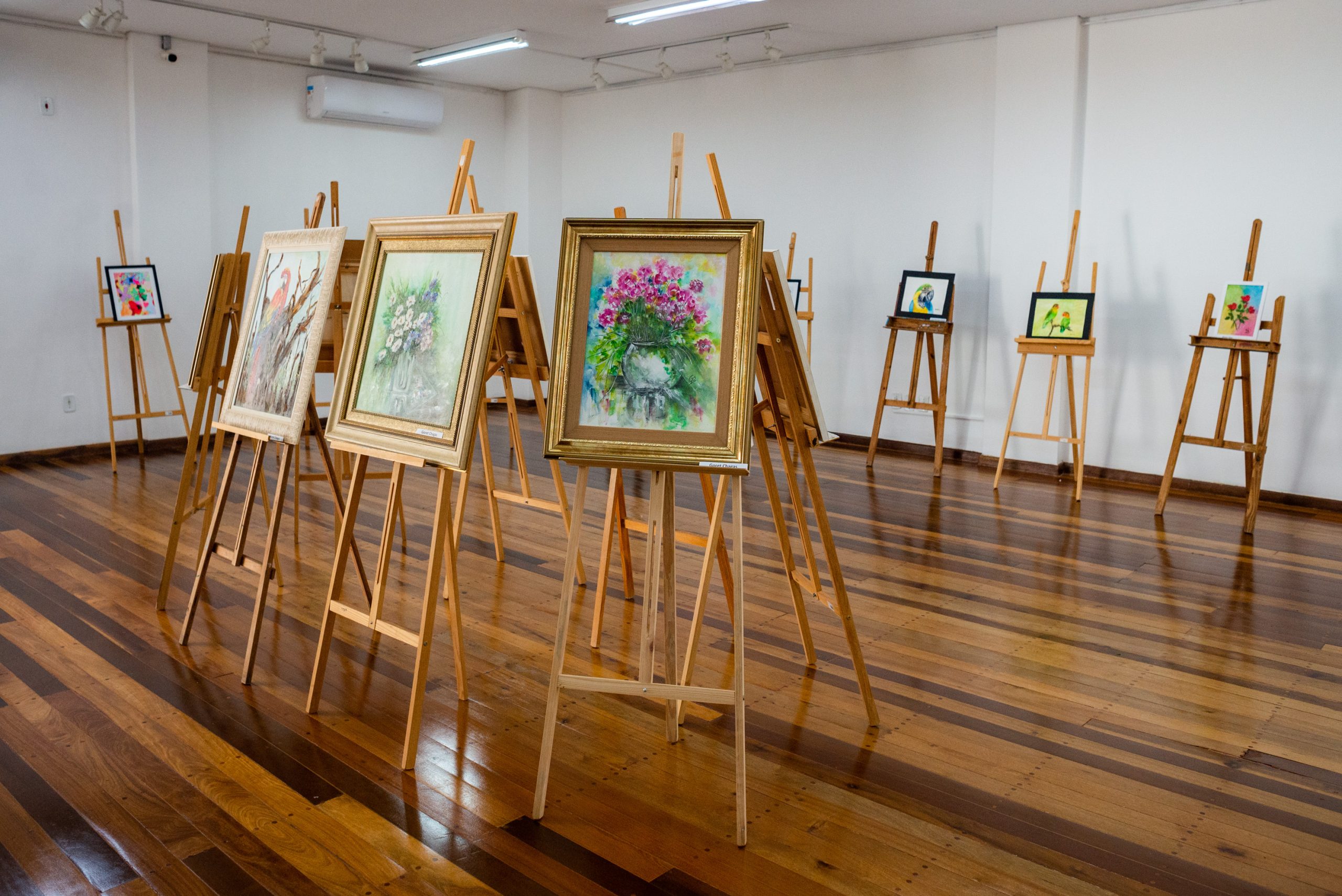 Exposição ‘Arte com a Boca, Pés e Coração’ segue até 3 de fevereiro em Franca