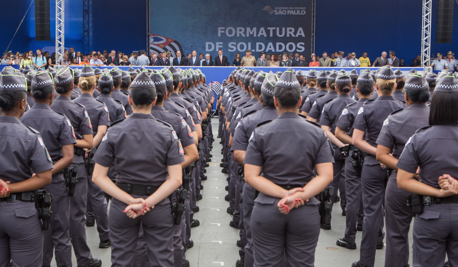Governador de São Paulo nomeia 878 novos soldados na Polícia Militar