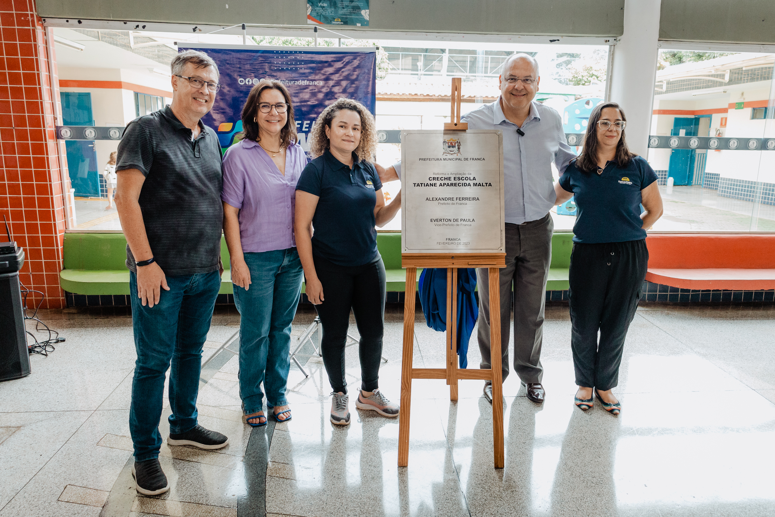 Prefeito Alexandre Ferreira entrega ampliação de creche no bairro Tropical 2