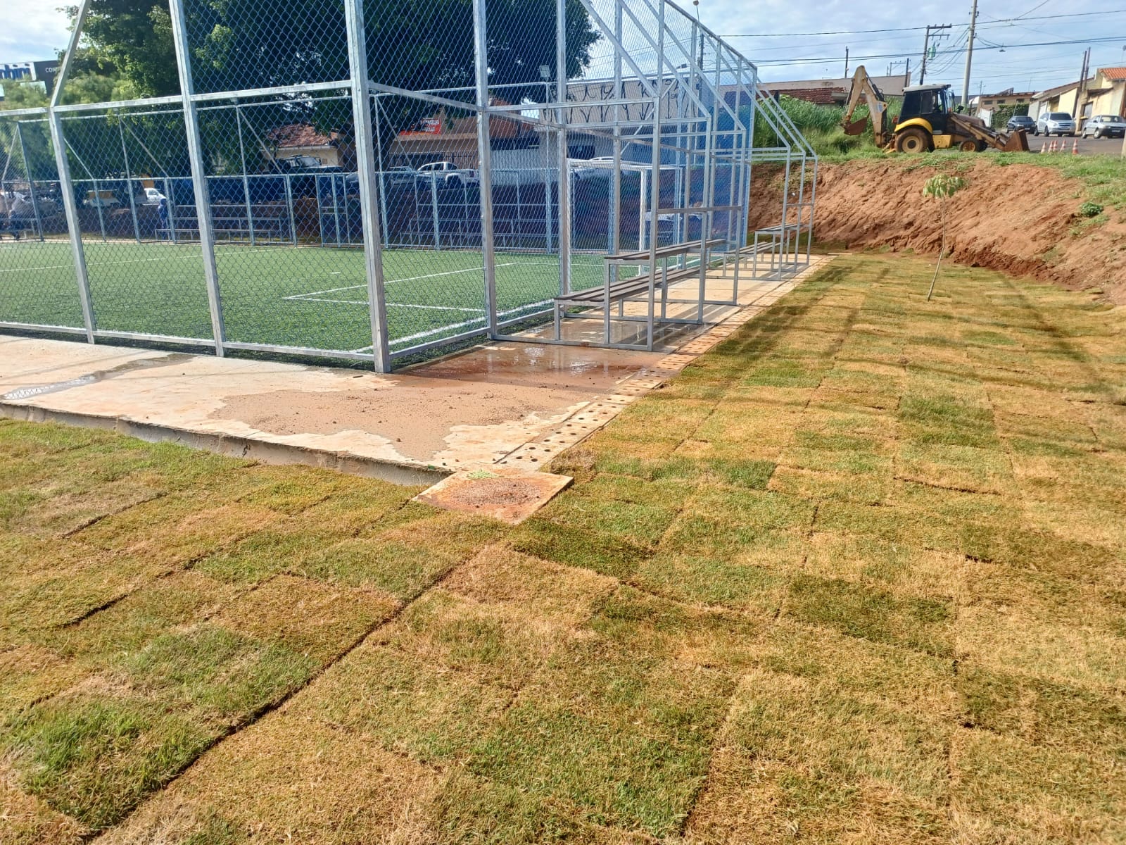 ‘Areninha’ do Jardim Paulista, em Franca, recebe obras complementares de arborização
