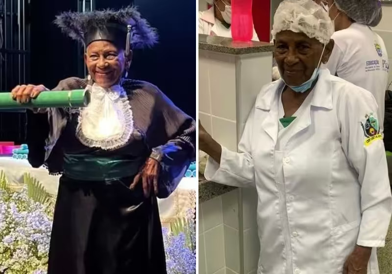 Idosa, ex-doméstica, conclui aos 83 anos curso de Enfermagem e realiza sonho