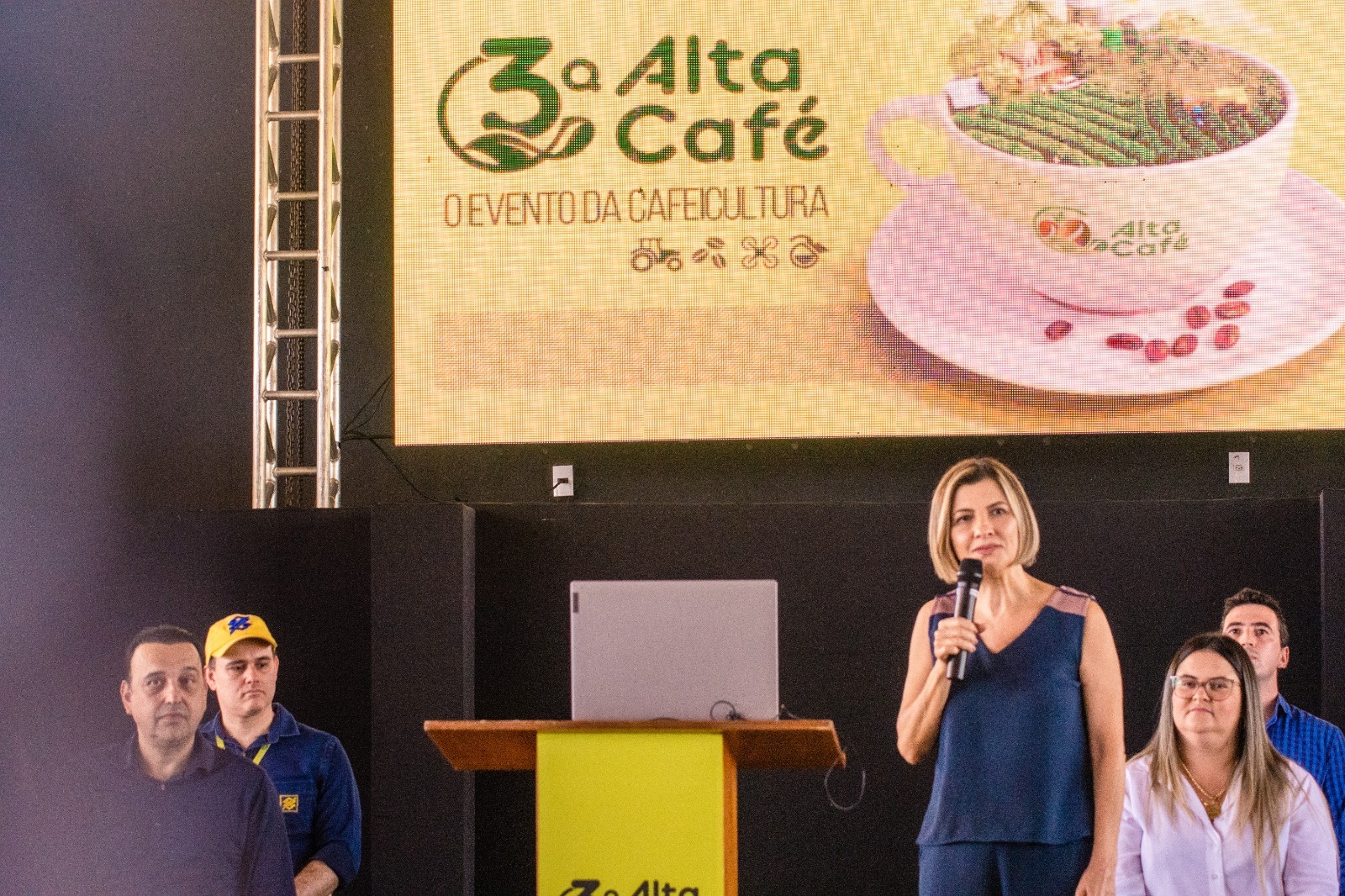 Deputada Graciela diz na abertura que “Alta Café é a maior vitrine da cafeicultura”