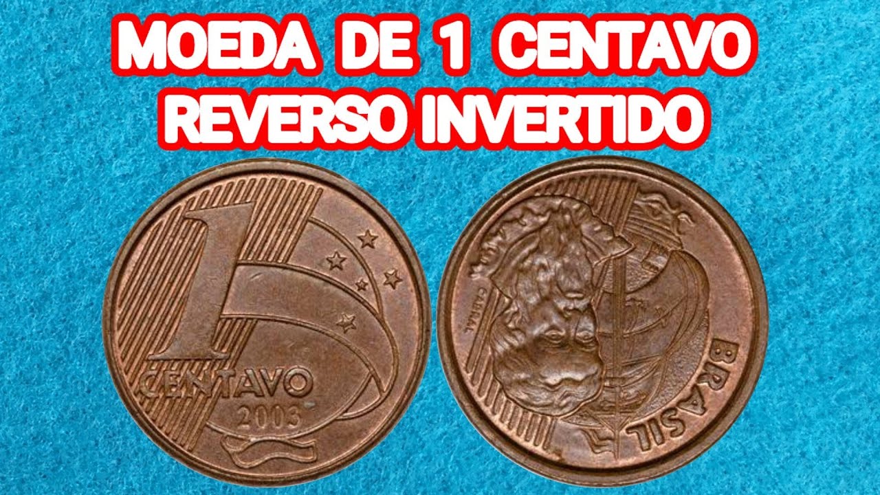 Com defeito, moedas raras de 1 centavo podem valer um bom dinheiro. Veja mais