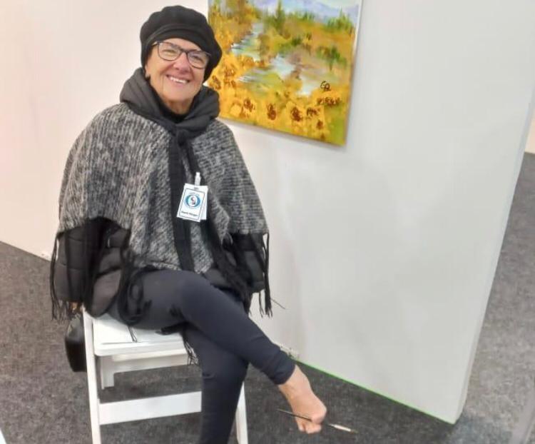 Artista Goret Chagas expõe em Nova Iorque e mostra seu talento no Central Park