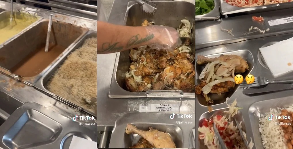 Estudante viraliza após mostrar o que come no Restaurante Universitário pagando R$ 4