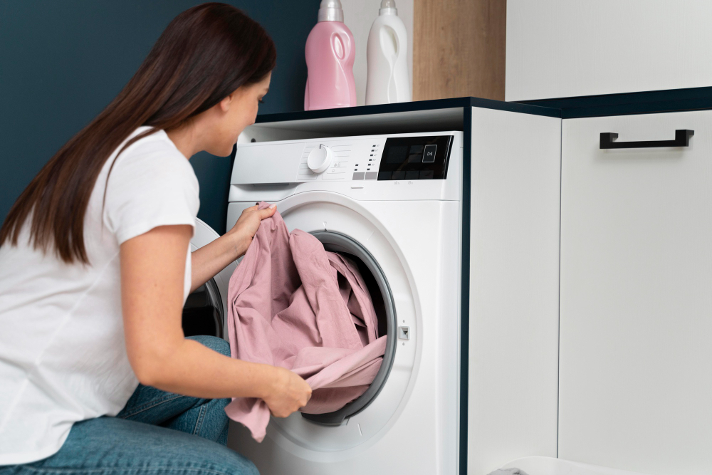 Adicione um ingrediente à máquina de lavar para ter roupas quase passadas