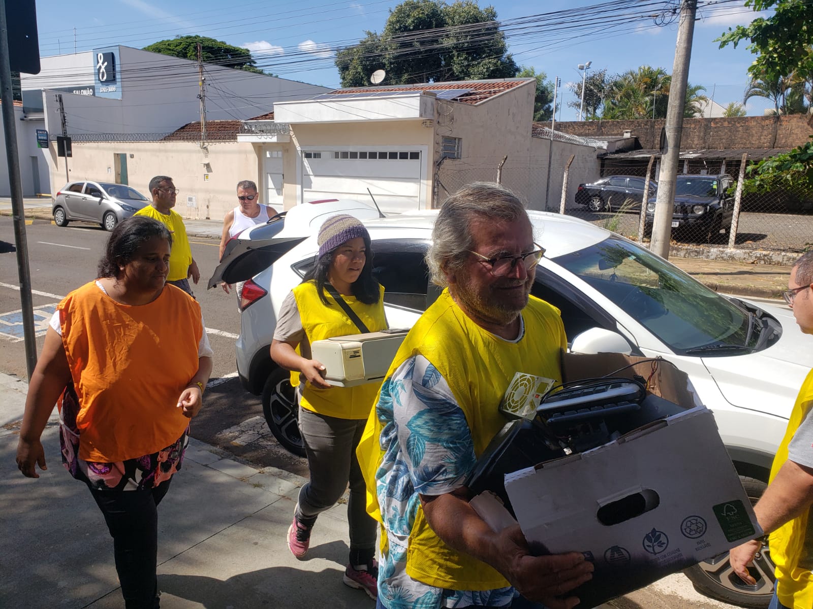 “Allan Kardec” arrecada 5 toneladas de aparelhos no 3º Pedágio de Eletrônicos