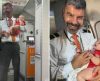 Comissário segura bebê para mãe tomar café em voo e boa ação viraliza nas redes - Jornal da Franca
