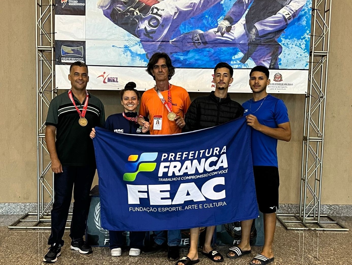 Equipe de Franca disputa Campeonato Paulista de Taekwondô, na cidade de Arujá