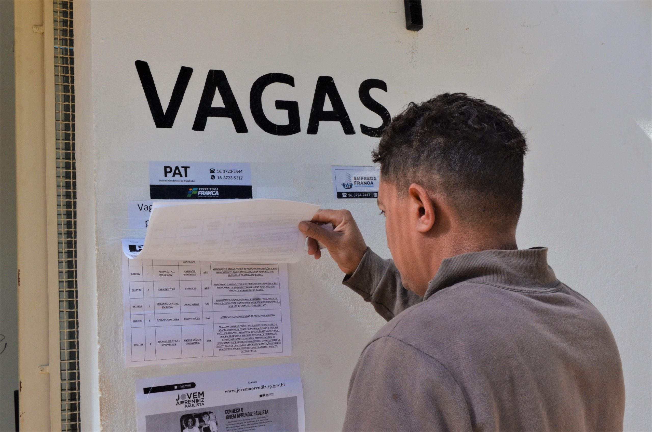 PAT de Franca tem 103 vagas de emprego abertas para diversas áreas; confira!
