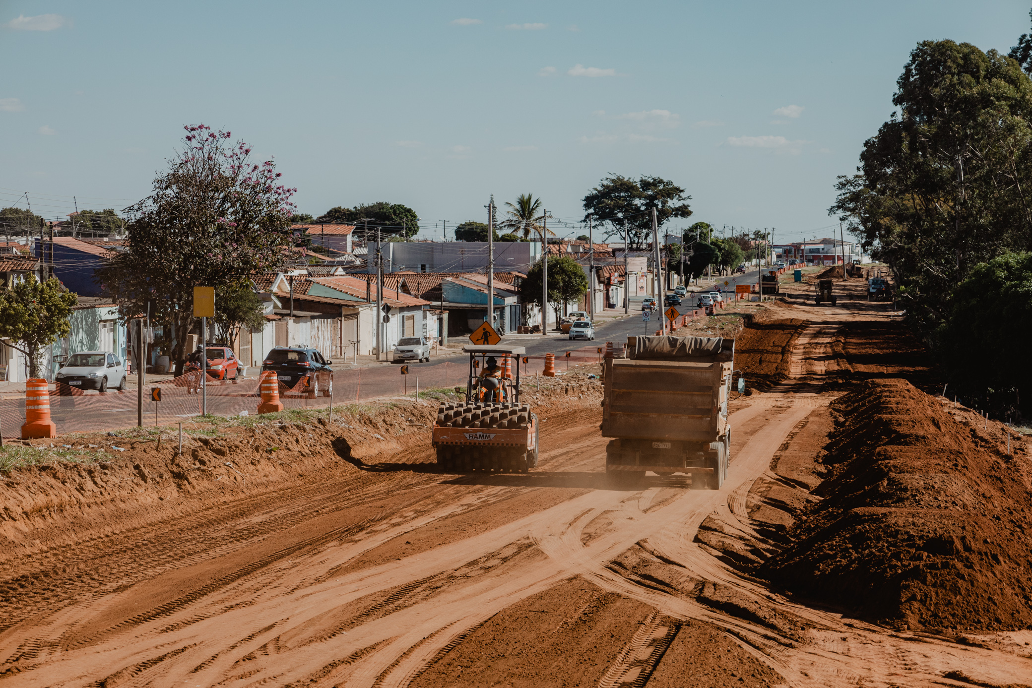 Obras de duplicação em avenidas de Franca seguem em andamento