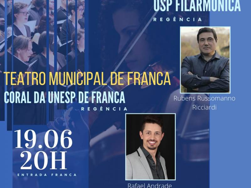 USP Filarmônica se apresenta em Franca nesta segunda, 19, com Coral da UNESP