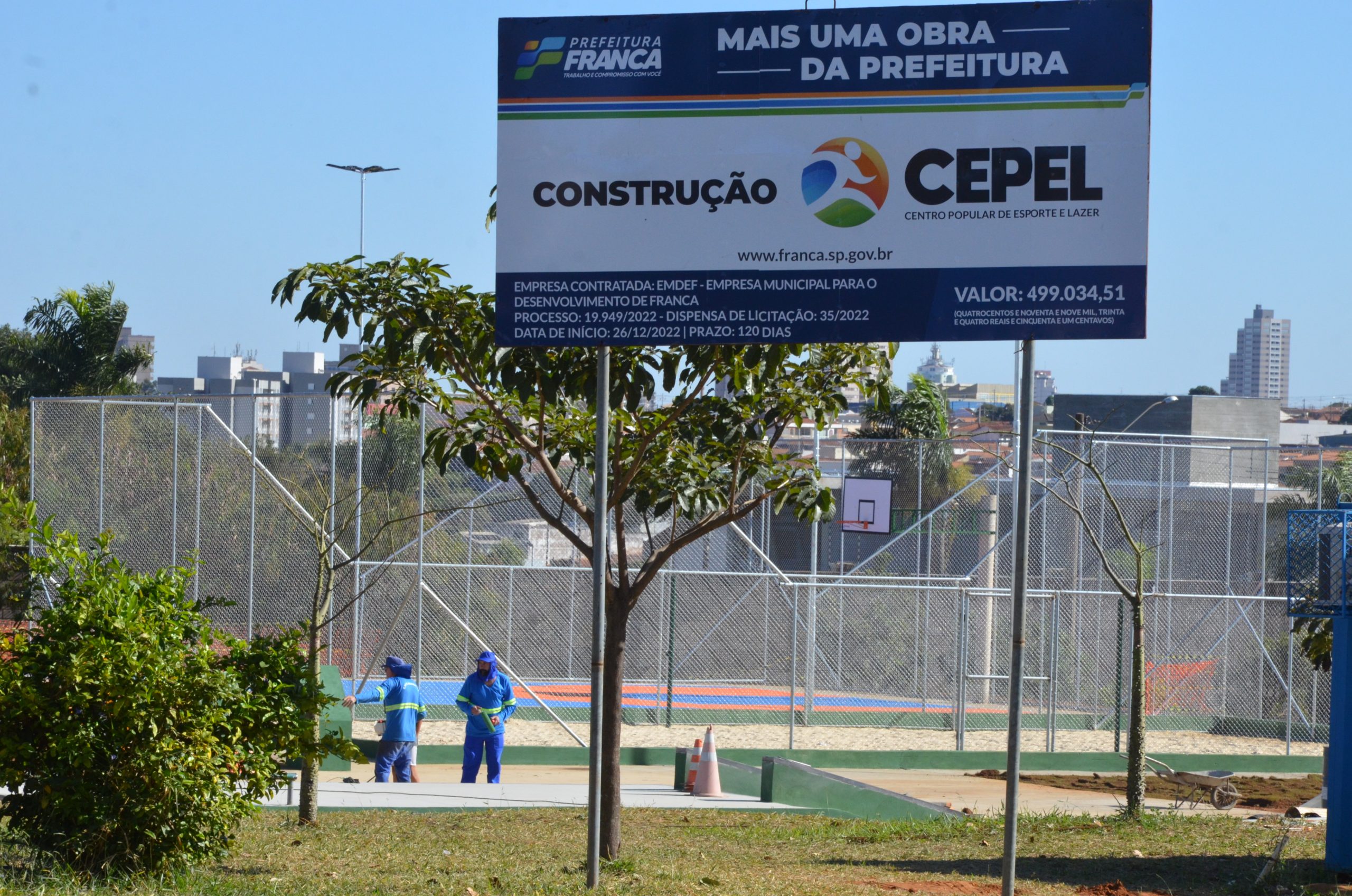 Franca tem 3 novos Centros de Esportes e Lazer em construção