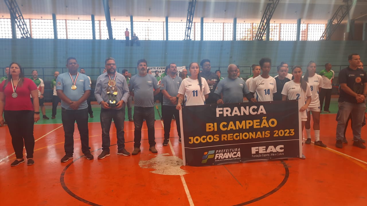 Franca encerra participação e conquista bicampeonato nos Jogos Regionais
