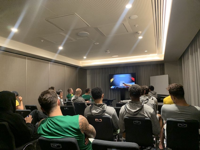 Seleção de basquete participa de workshop sobre ética no universo do esporte