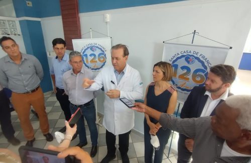 Secretário Estadual da Saúde visita Santa Casa de Franca e obra do Hospital Estadual - Jornal da Franca
