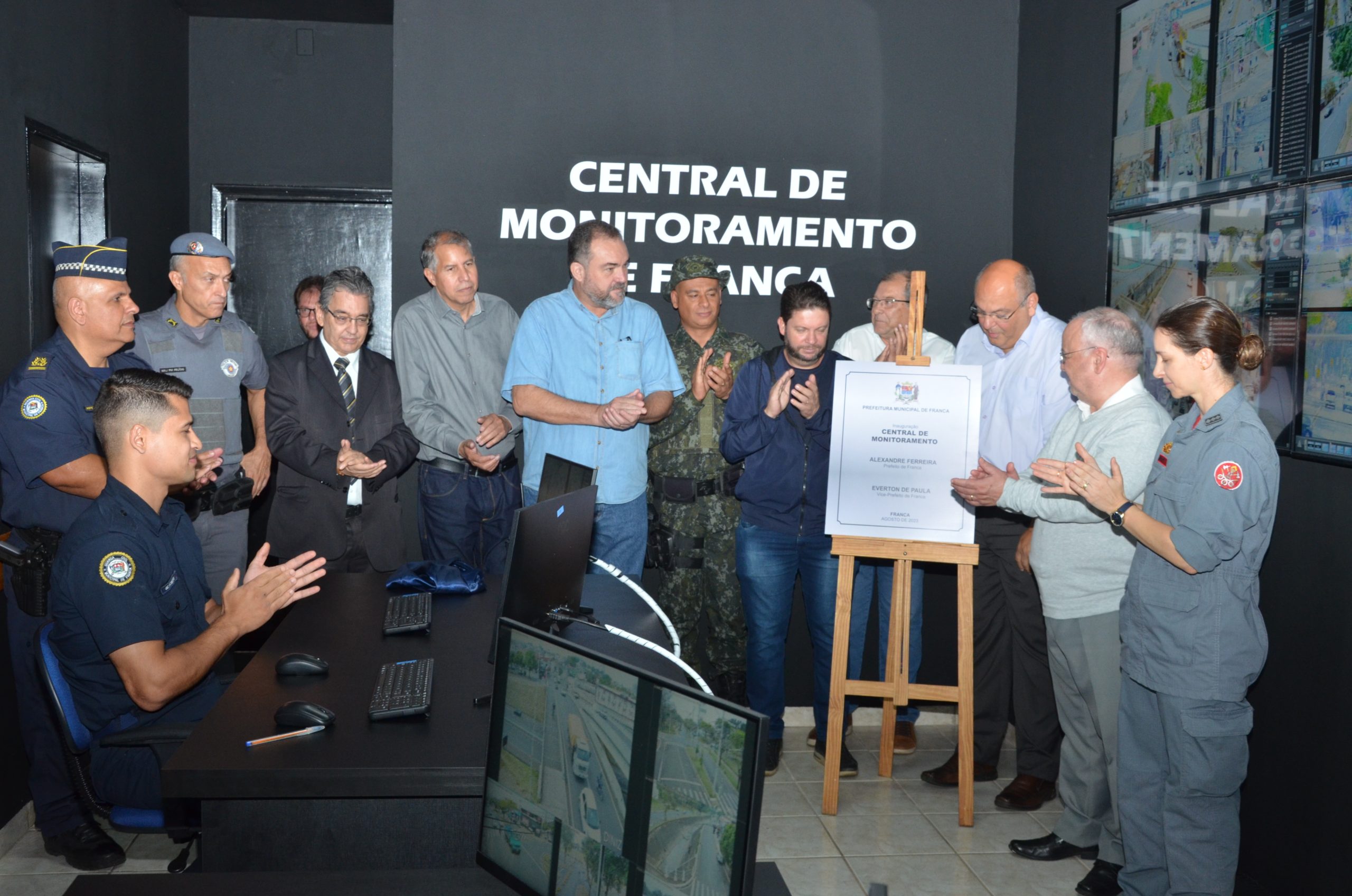 Prefeitura de Franca inaugura Central de Monitoramento Eletrônico