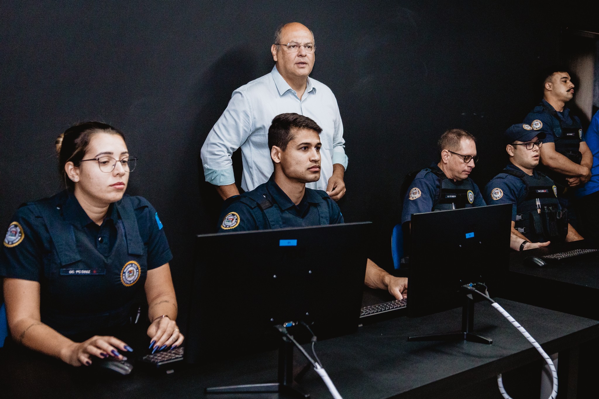 Guardas civis de Franca participam de treinamento para Central de Monitoramento
