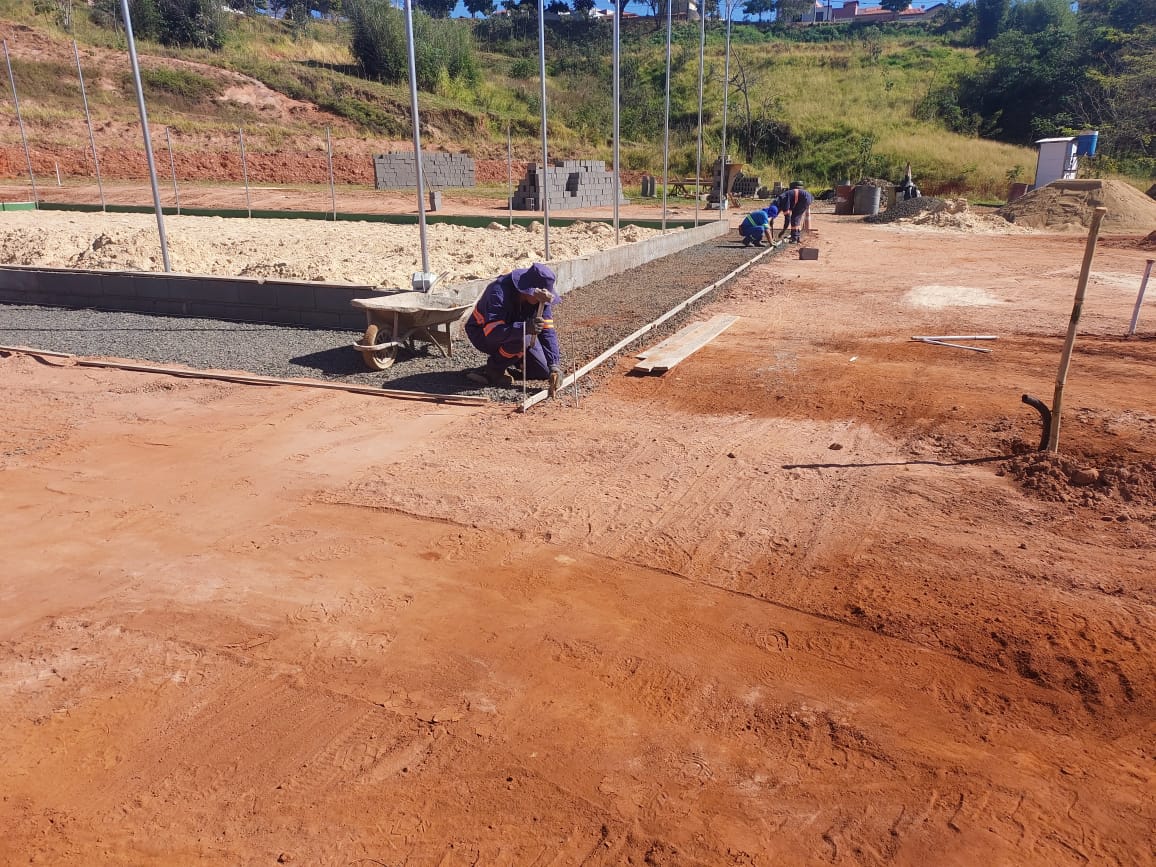 Em Franca, obras do CEPEL do bairro Jardim Palma seguem em andamento