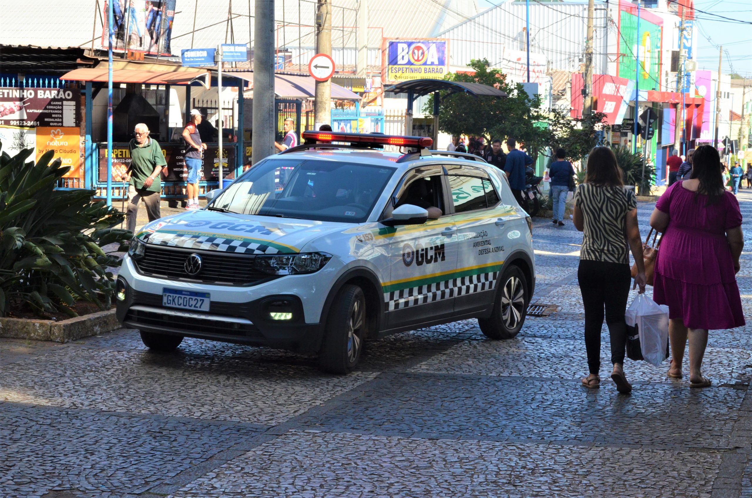 Guarda Civil de Franca monitora e reforça segurança na área central