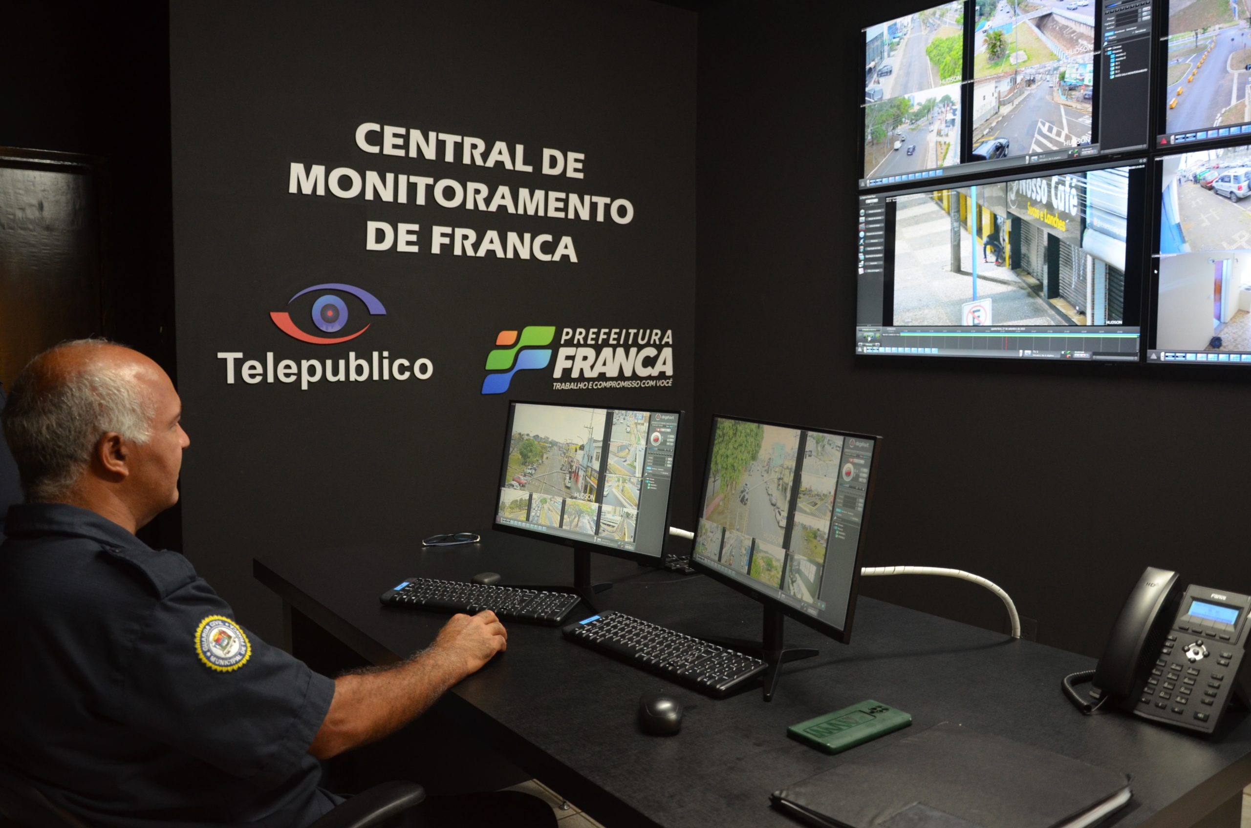 Central de Monitoramento de Franca completa um mês de funcionamento