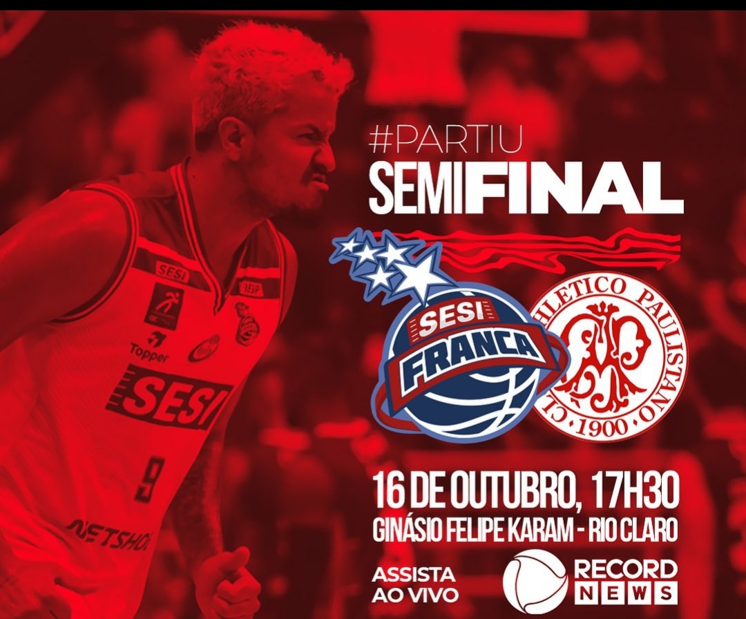 É hoje! Sesi Franca pega o Paulistano valendo vaga na final do Campeonato Paulista