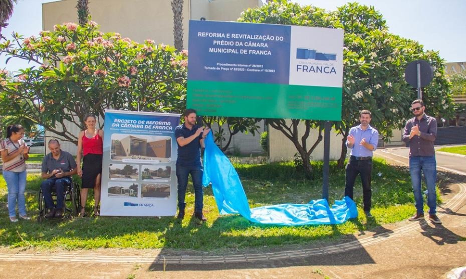 Obras de reforma da Câmara de Franca são iniciadas; investimento de R$ 2,5 milhões