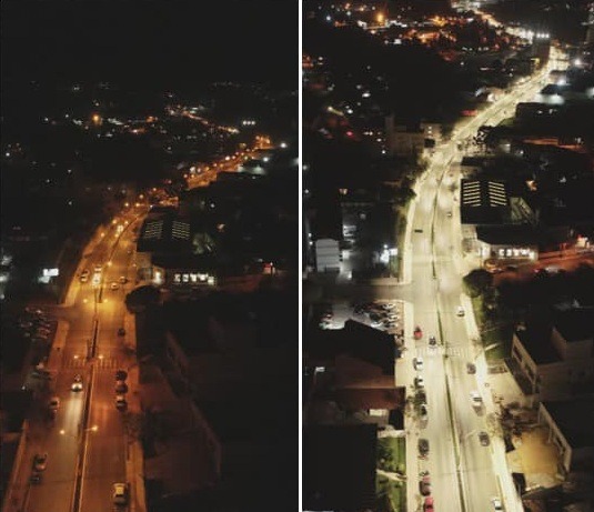 Iluminação de LED em Franca; mais segurança pública, melhora no trânsito e economia