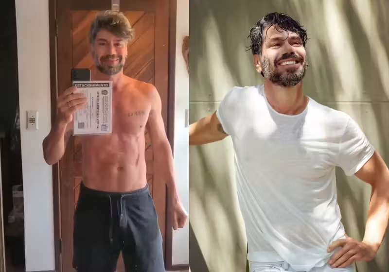 Homem com aparência jovem mostra permissão para estacionar na vaga de idoso