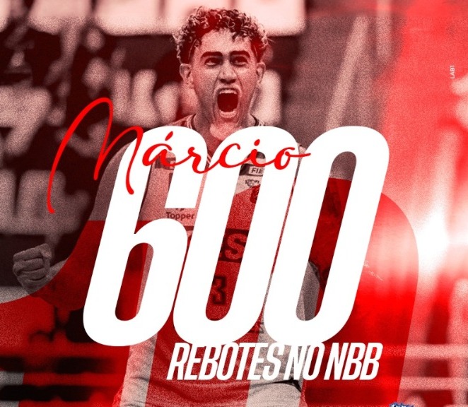 Pivô Marcio chega aos 600 rebotes só no NBB; jovem atleta é aposta do Sesi Franca