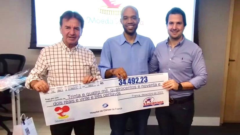 Hospital do Câncer de Franca recebe recursos da Campanha Moeda Solidária Savegnago