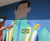 Grafite traz cor e arte aos vestiários do Poliesportivo - Jornal da Franca