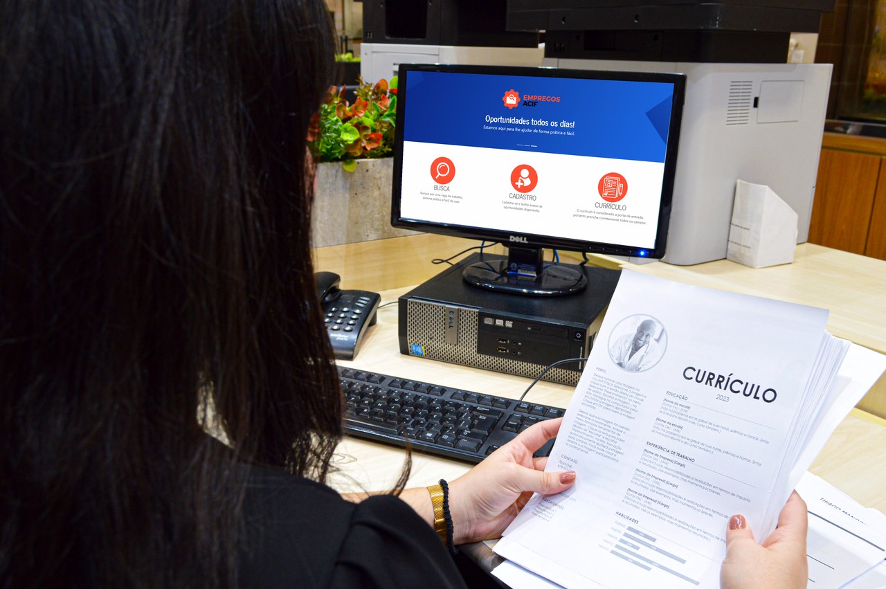 Empregos ACIF: mutirão de coleta de currículos se encerra nesta sexta-feira (23)