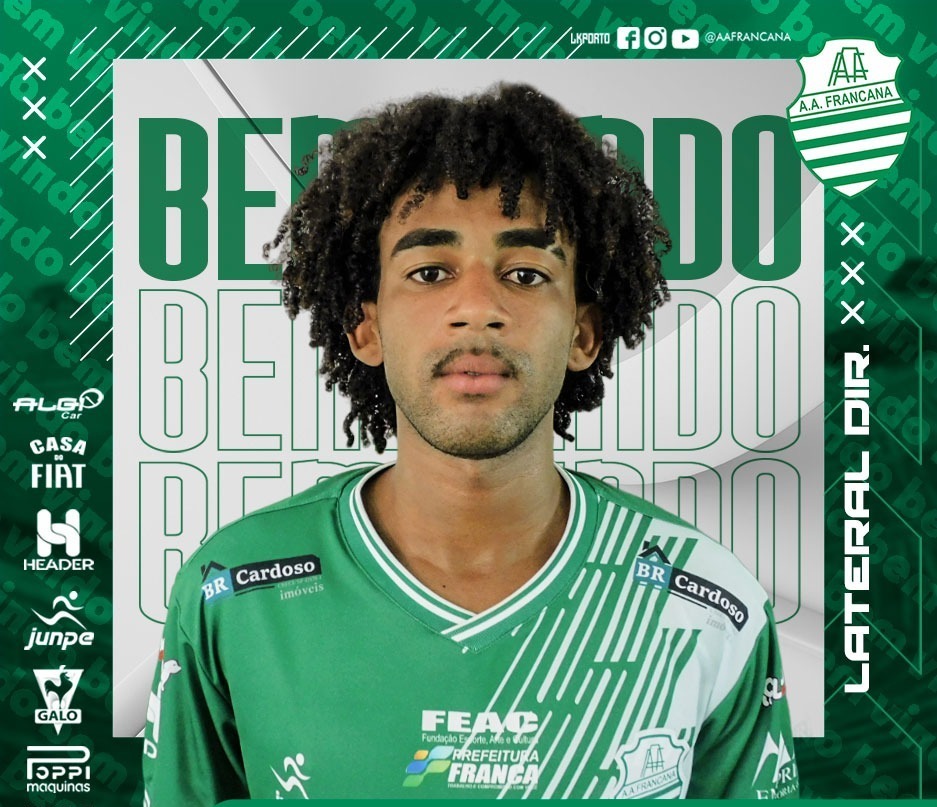 Francana anuncia contratação de lateral direito vindo do futebol da Bahia para a A-4