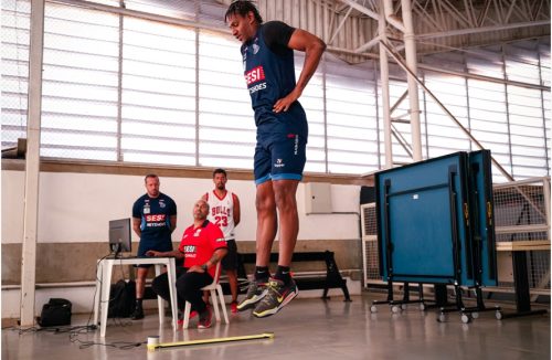 Jogadores do Sesi Franca afinam preparação física para sequência da temporada - Jornal da Franca