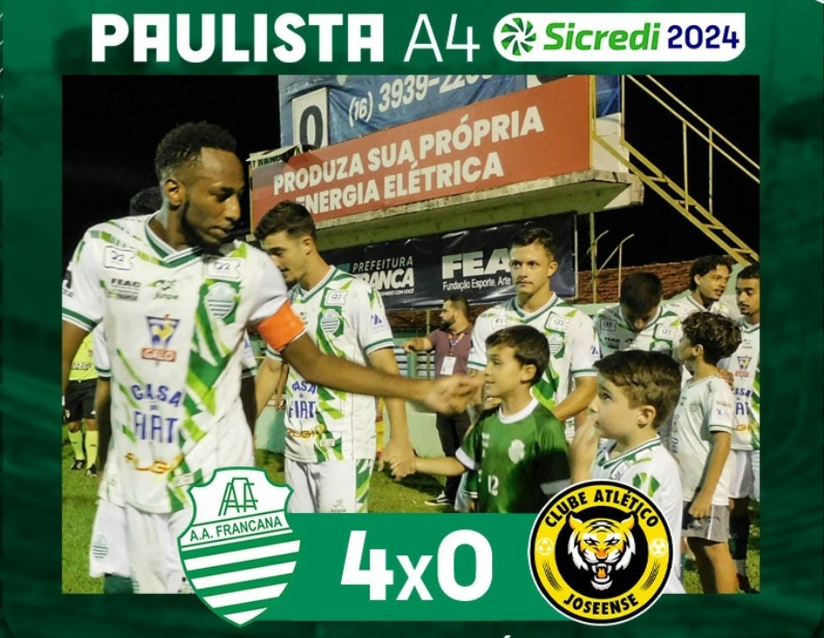 Francana goleia o Joseense e garante classificação às quartas-de-final do Paulista
