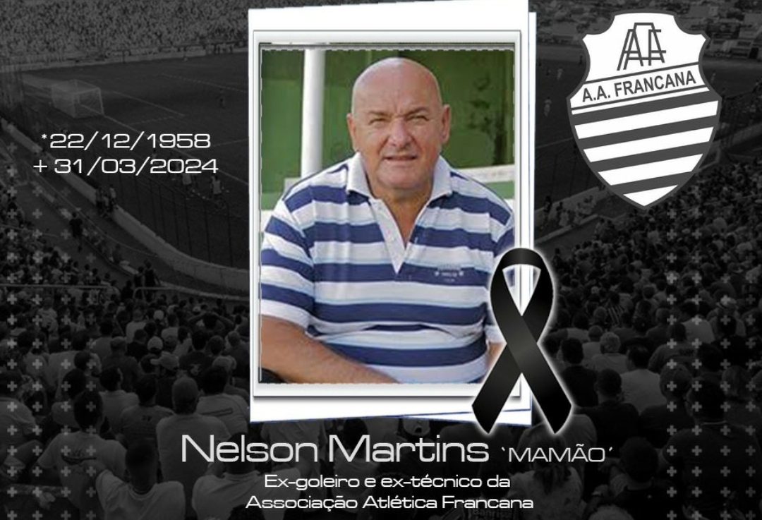 Aos 65 anos, morre Mamão, ex-jogador e técnico da Associação Atlética Francana